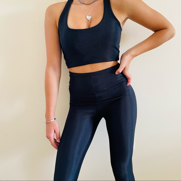 Sage Pants - New Sage Collective Kate Ribbed Bra & Leggings Set